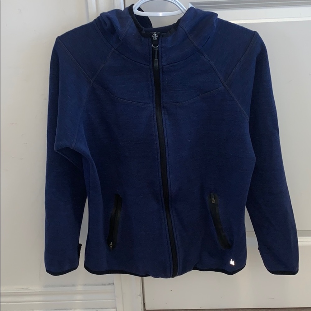 Kyodan navy full zip sweater